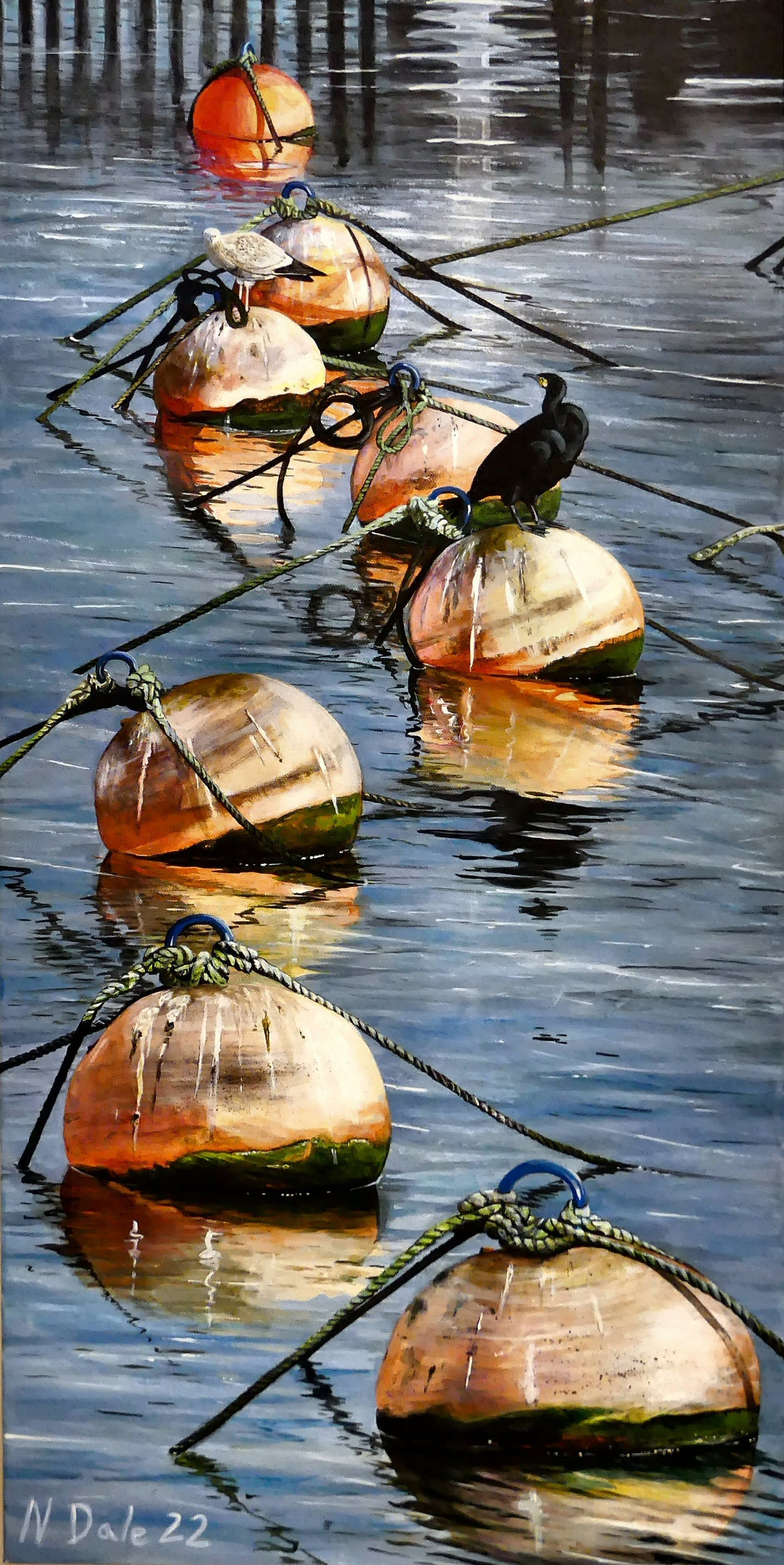 The Planets Aligned At West Bay: Original Painting