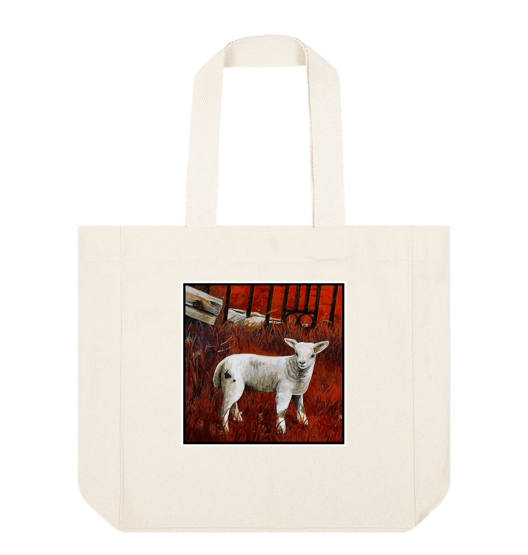 Natural The Gate (Version 4): Shopper Tote Bag