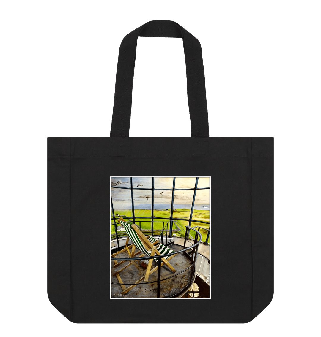Black Let's Be Together Alone: Shopper Tote Bag