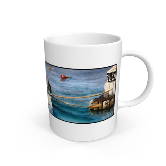 White The Return to Base at Lyme Regis: White Mug