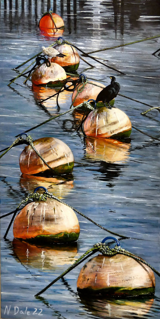 The Planets Aligned At West Bay: Original Painting