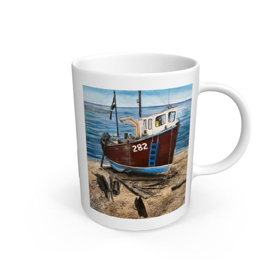 White Relaxing Beer: White Mug