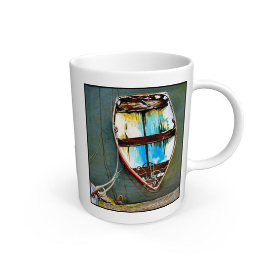 White Good Intentions at Lyme Regis: White Mug