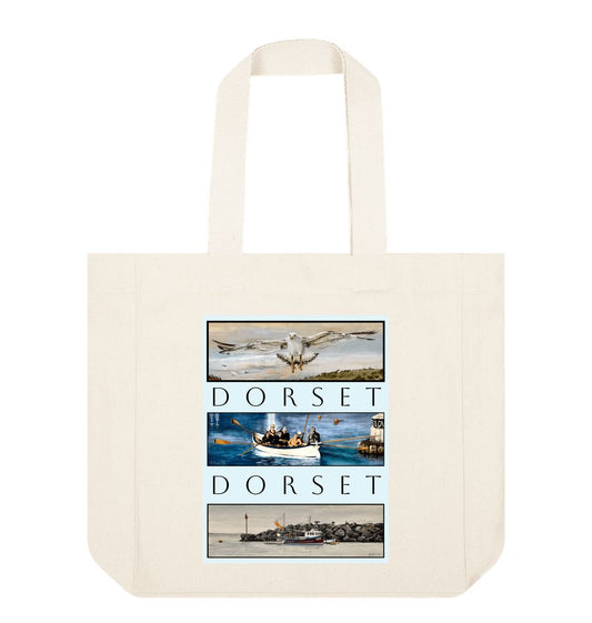 Natural 3 Scenes Of Dorset: Shopper Tote Bag