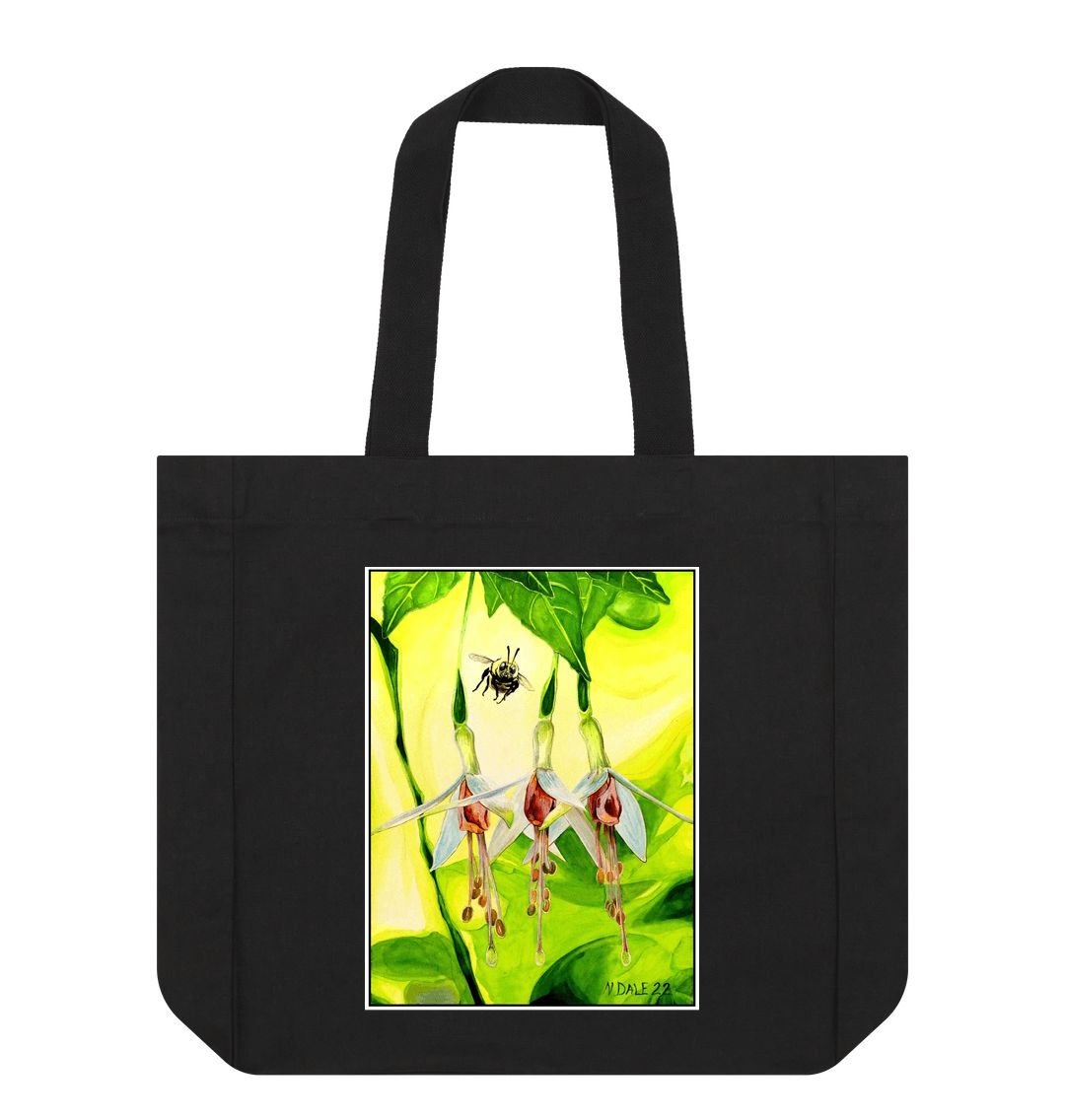 Black The Three Muses: Shopper Tote Bag