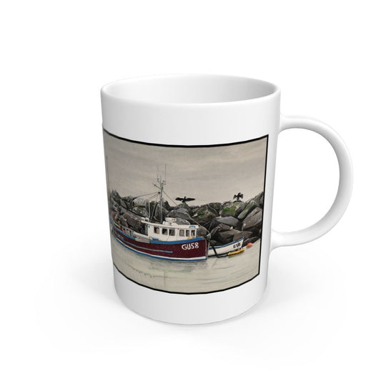 White End Of The Line (Version 2): White Mug