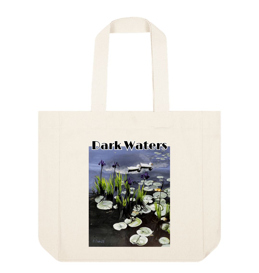 Natural Dark Waters: Shopper Tote Bag