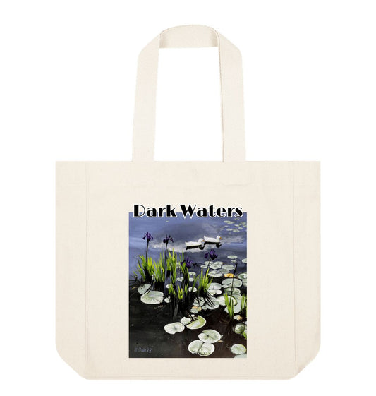 Natural Dark Waters: Shopper Tote Bag