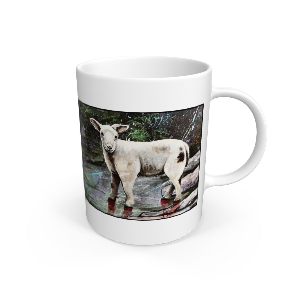 White The Lamb of Lundy: White Mug