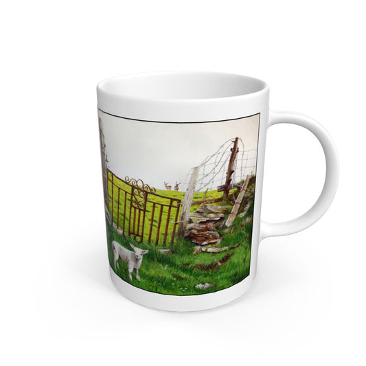 White The Gate (Version 1-2): White Mug
