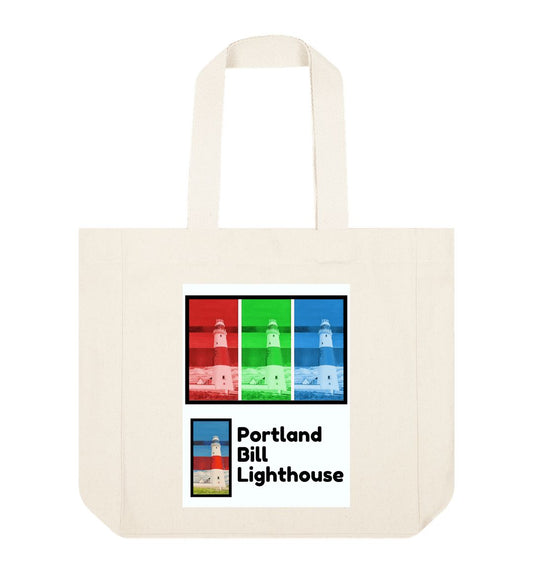 Natural Rothko's Work Experience At Portland Bill Lighthouse (Version 1-2): Shopper Tote Bag