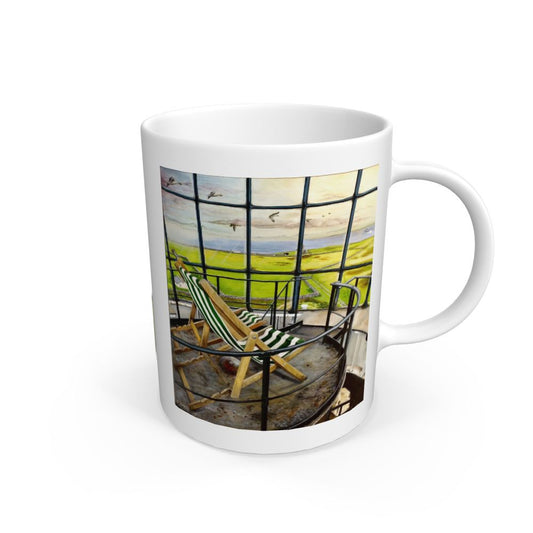 White Let's Be Together Alone: White Mug